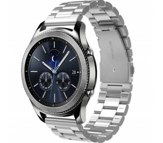 Aplaudir pista Loco ✓ Reloj de pulsera de correa de acero inoxidable para Samsung Gear ...