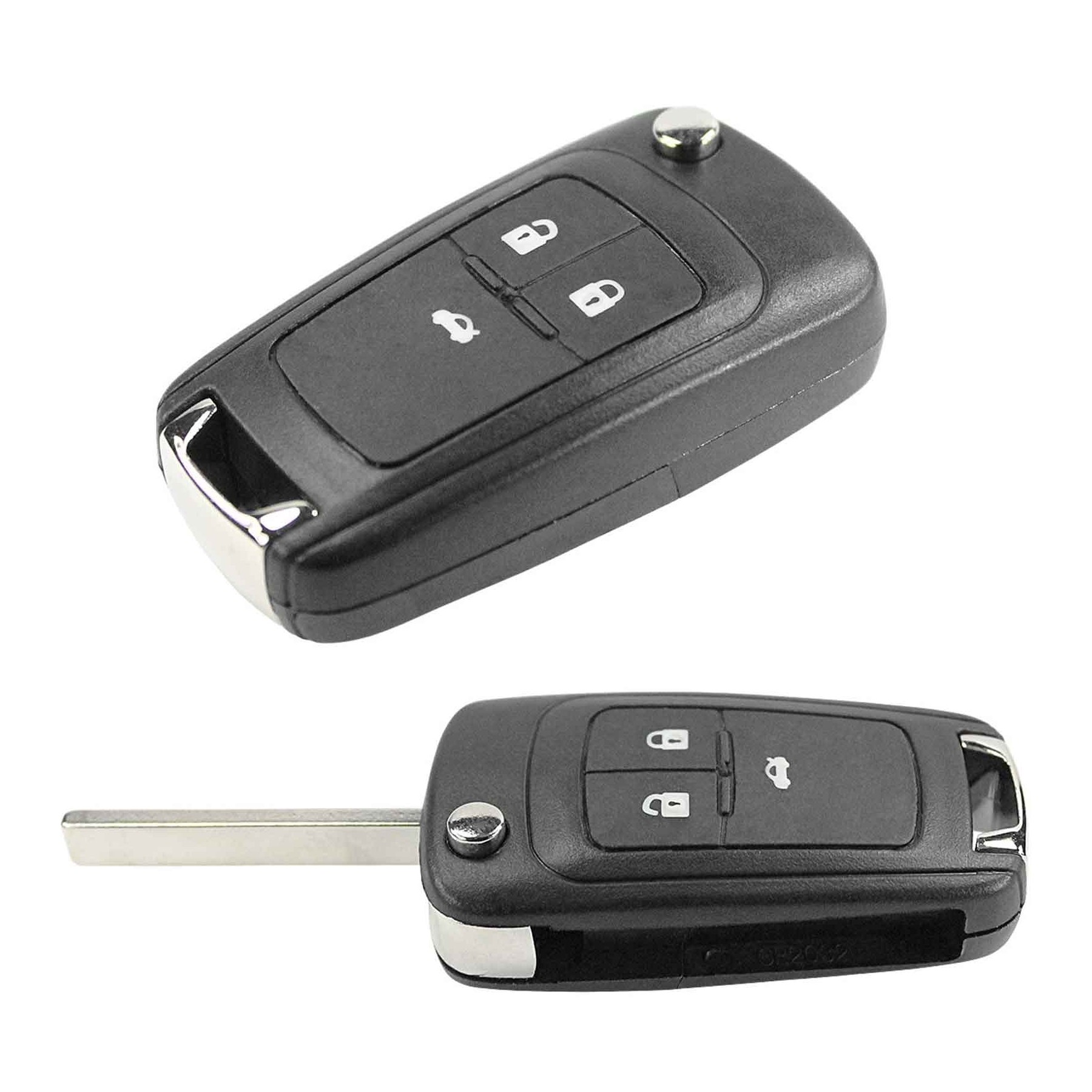 Mando Carcasa Llave - Chevrolet - Camaro Cruze Epica Lova - 3 Botones Key + Logo