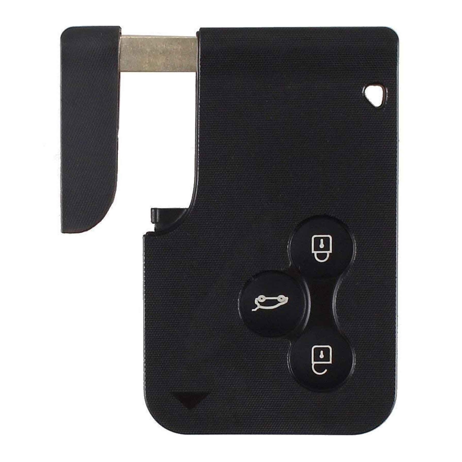 Mando Compatible Carcasa 3 Botones Tarjeta Llave Para Renault Clio Megane Scenic