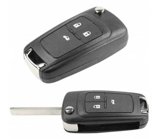 Mando Funda Carcasa Llave - Chevrolet - Aveo Cruze - 2 Botones Key Shell + Logo