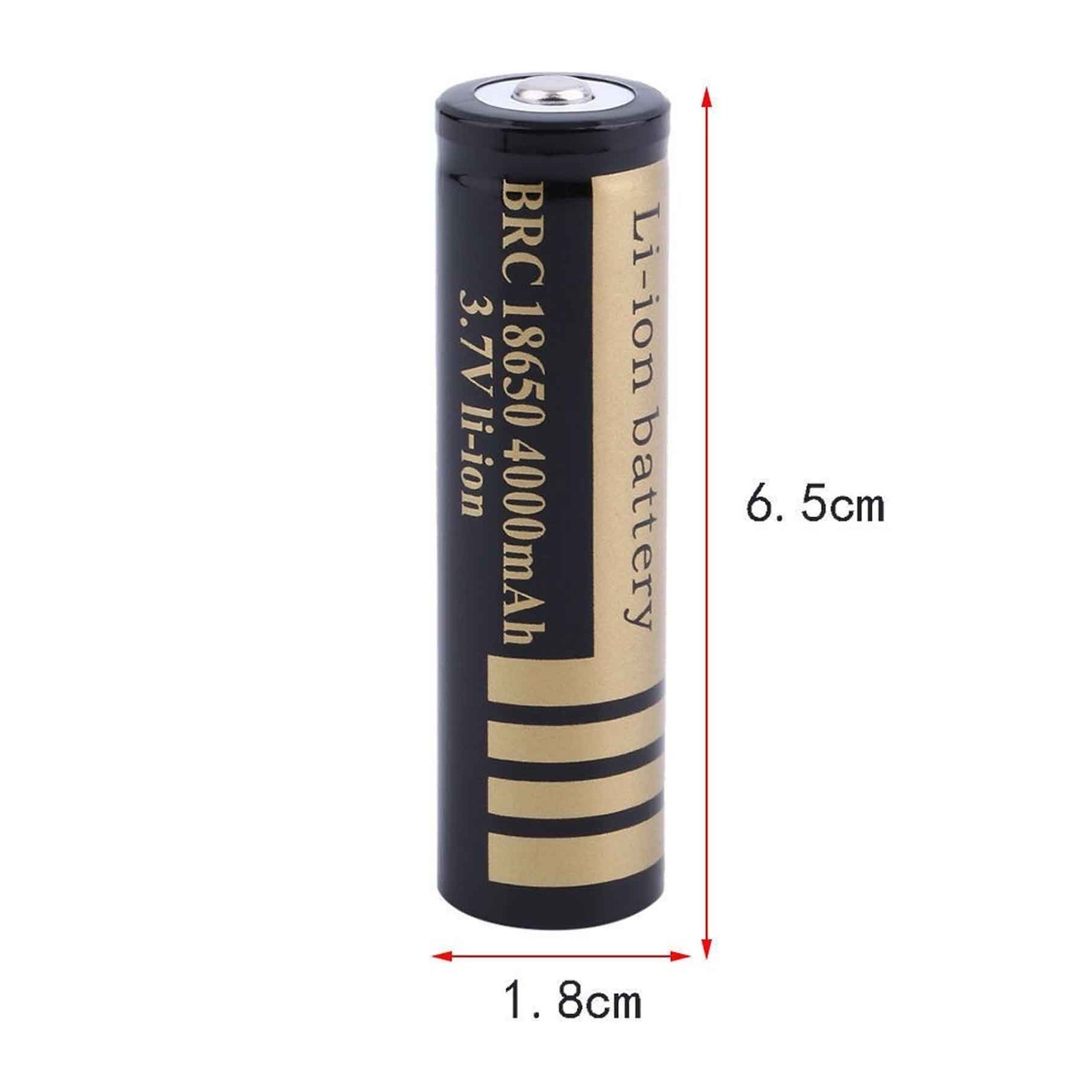 Batería PILAS RECARGABLE 18650 4000mAh 3,7V POWERBANK LITIO-ION