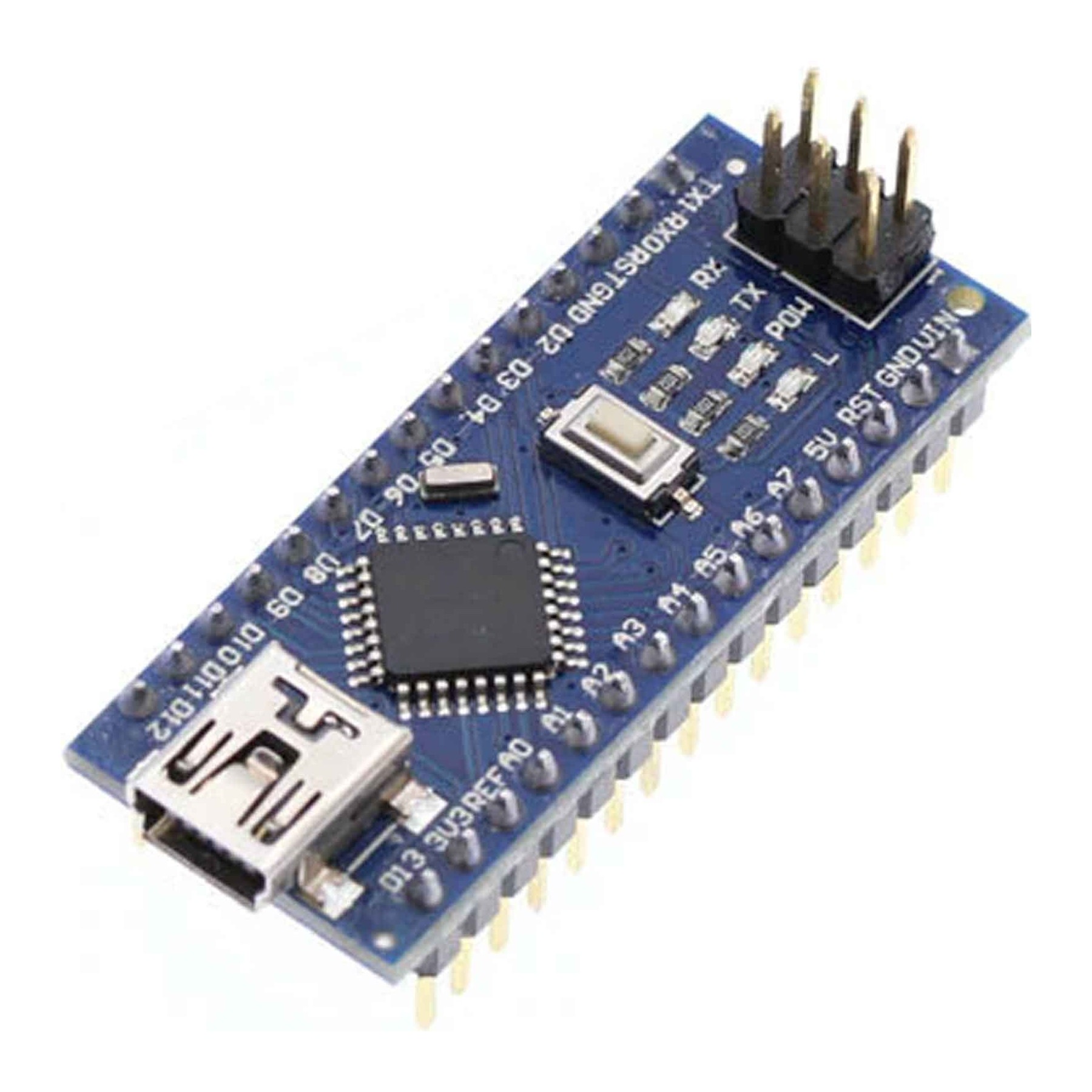 Nano V3.0 Atmega328P Ch340 Soldado 100% Compatible Con Arduino B0006