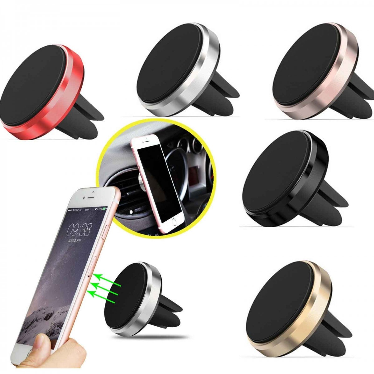 SOPORTE MAGNETICO PARA DE COCHE CON IMAN POTENTE GPS GPS