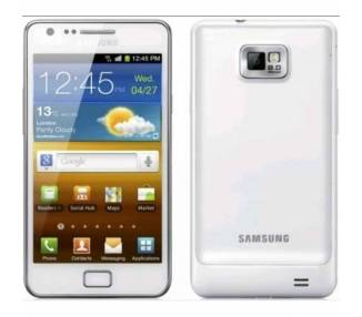Samsung Galaxy S2 Plus, 8GB, Blanco,  Reacondicionado, Grado A+