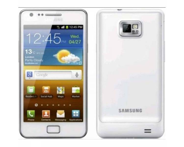 Samsung Galaxy S2 Plus, 8GB, Blanco,  Reacondicionado, Grado A+