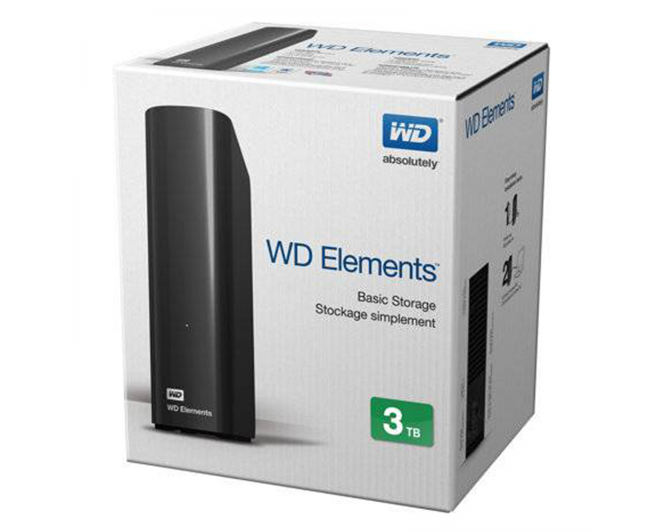 WD Elements Desktop - Disco Duro Externo De Sobremesa De 3 TB