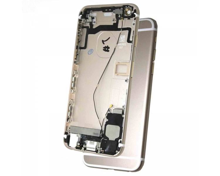 Chasis Carcasa Para iPhone 6S Bandeja Botones Componentes Flex Dorado
