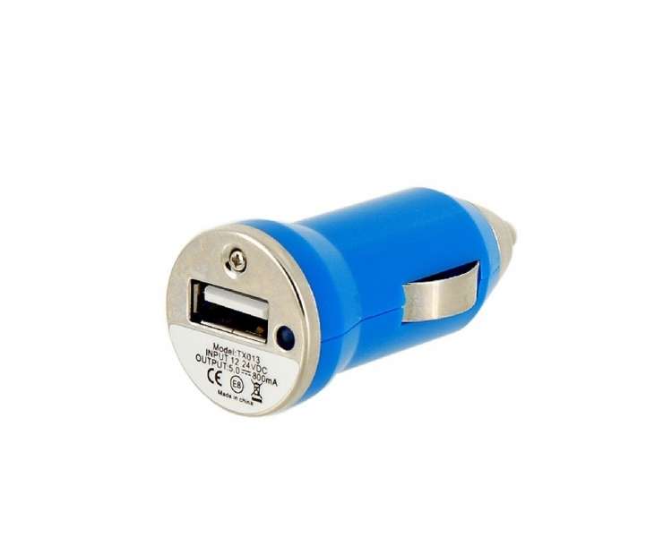 Car Charger - Double USB ports - Color Blue