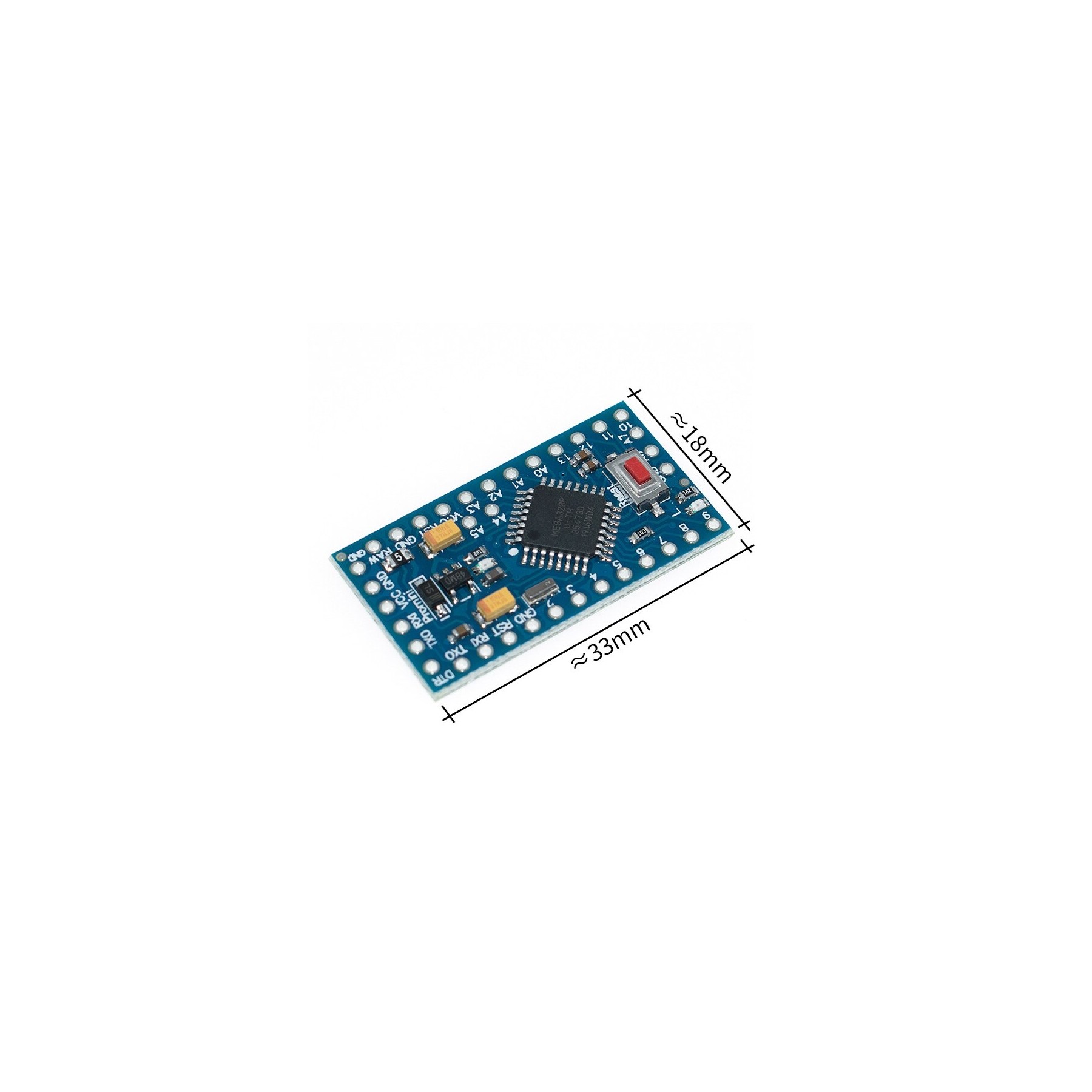 PRO MINI ATMega328 8MHZ 3.3V Compatible 100% ARDUINO B0017 PRO MINI ATMega328 8MHZ 3.3V Compatible 100% ARDUINO B0017