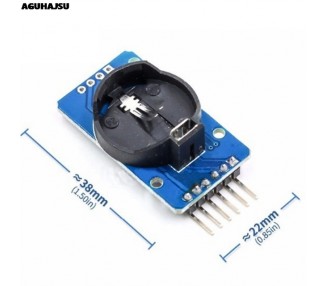 MODULO RTC DS3231 AT24C32 RELOJ TIEMPO REAL AVR ARM Arduino Robotica M0003