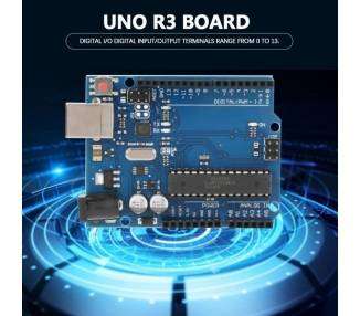 Uno R3 Rev3 Atmega328 16U2 Arduino 100% Compatible Cable Usb Ultima Version B009