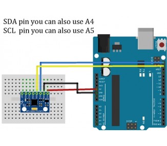 MPU-6050 Modulo Acelerometro + Giroscopio 3 Arduino GYROSCOPE ACCELEROMETR M0017