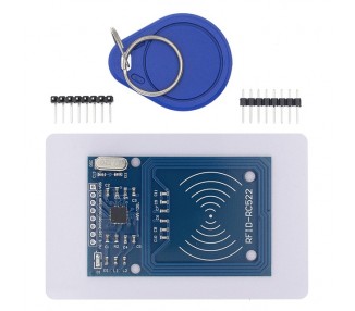 MODULO RFID RC522 + LLAVERO TAG +TARJETA 13,56 Mhz MIFARE ARDUINO lector M0015