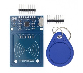 MODULO RFID RC522 + LLAVERO TAG +TARJETA 13,56 Mhz MIFARE ARDUINO lector M0015