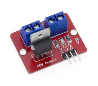 Controlador IRF520 PWM Mosfet 24V 5A Motor LED Luces Arduino Raspberry Pi A0022