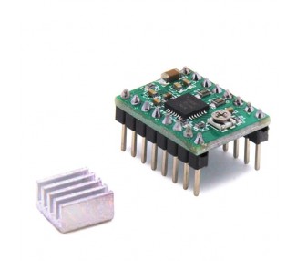 A4988 + Radiador Stepstick Reprap Stepper Driver Motor Pololu Impresora 3D I0023
