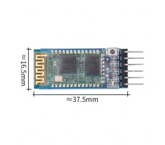 Modulo inalambrico Arduino HC-06 HC06 Bluetooth ESCLAVO con base Slave W0009