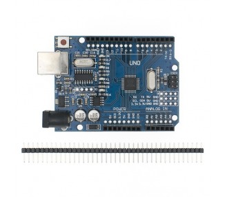 UNO R3 ATmega328 CH340 100% Compatible con Arduino + tira 40 pines macho B0011