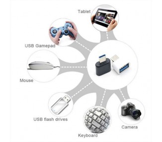 Adaptador Usb 3.1 A Usb Tipo C [ Otg - Android - Xiaomi - Macbook Pro - Air ]