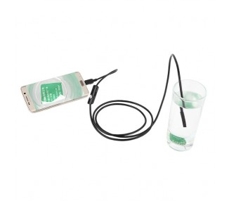 Camara Endoscopica Android Inspeccion Tuberia Coche Otg Micro Usb 1M Pc Movil