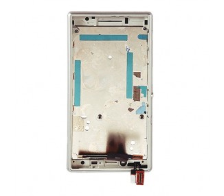 Display For Sony Xperia M2, Color White, With Frame ARREGLATELO - 5