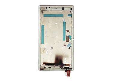 Display For Sony Xperia M2, Color White, With Frame ARREGLATELO - 5