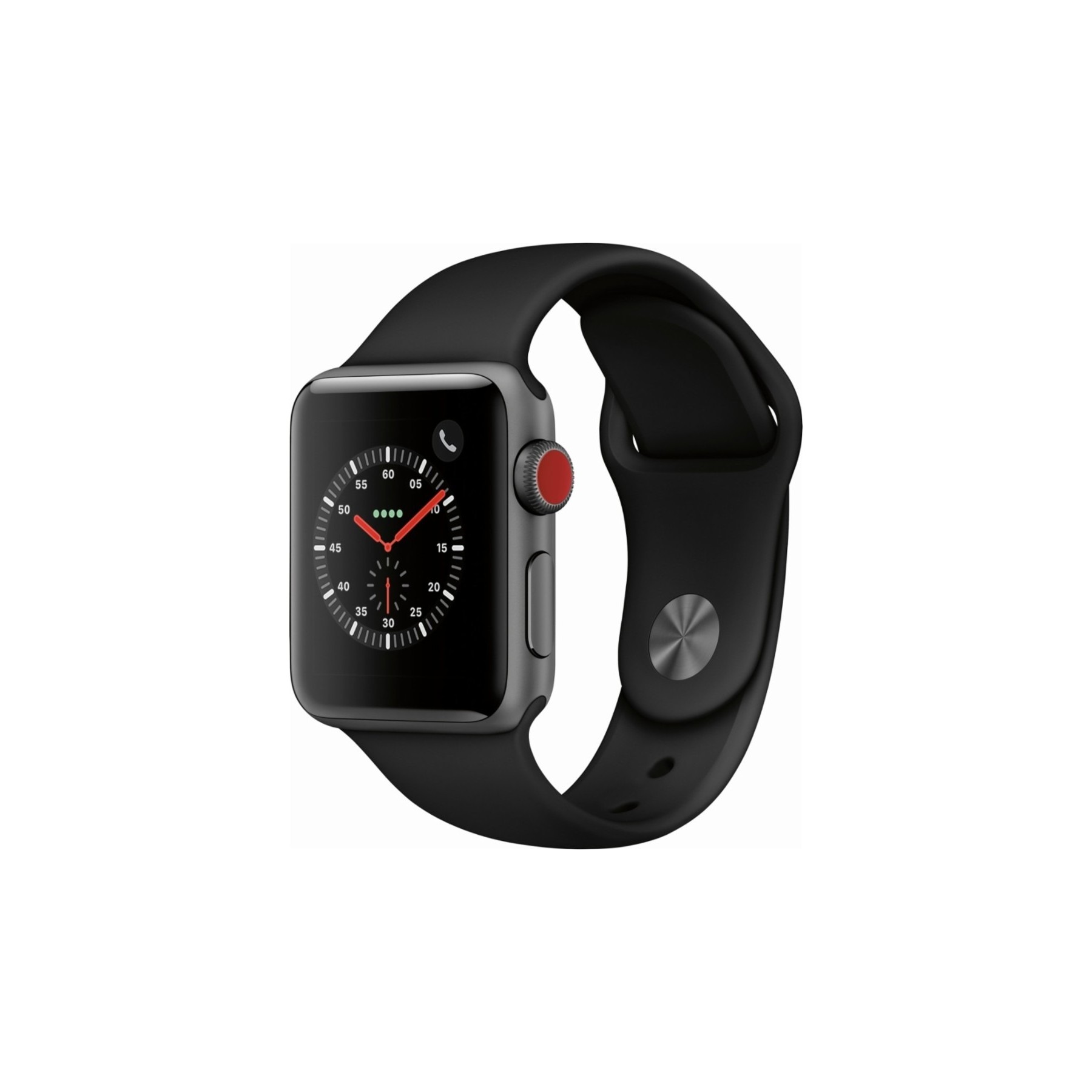 Apple Watch (Series 3) 42 Mm Acero Inoxidable Gris, Correa Deportiva