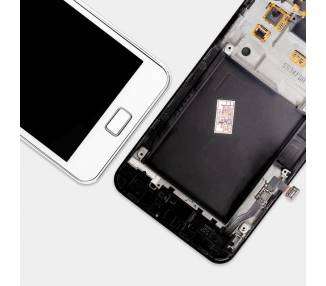 Display For Samsung Galaxy S2, Color White, With Frame, A