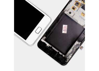 Plein écran avec cadre pour Samsung Galaxy S2 i9100 Blanc Blanc ARREGLATELO - 3