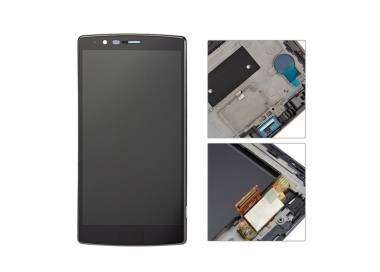 Plein écran avec cadre pour LG G4 H815 H818 Noir Noir ARREGLATELO - 2