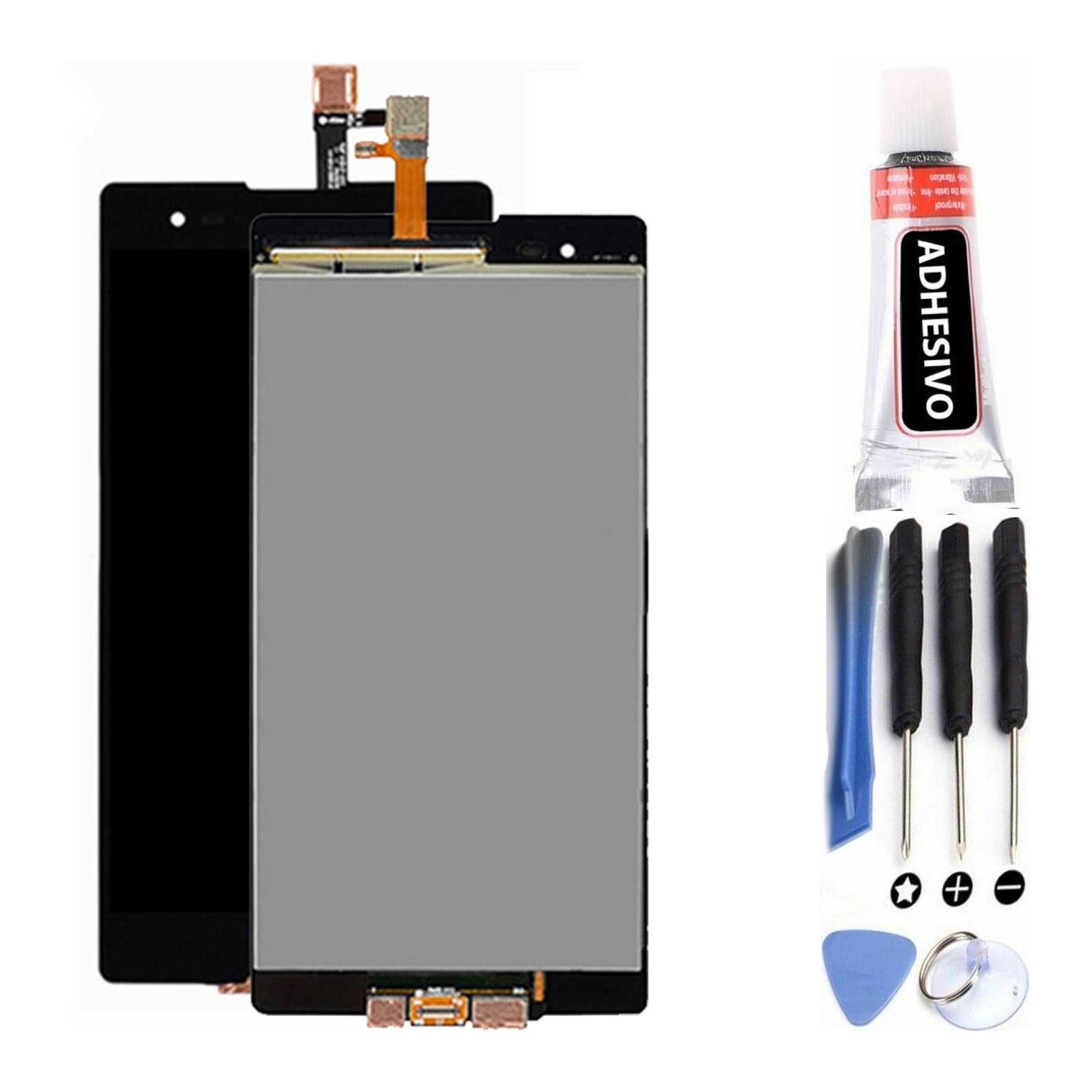 Kit Reparación Pantalla para Sony Xperia T2 Ultra D5303 D5306 Negra