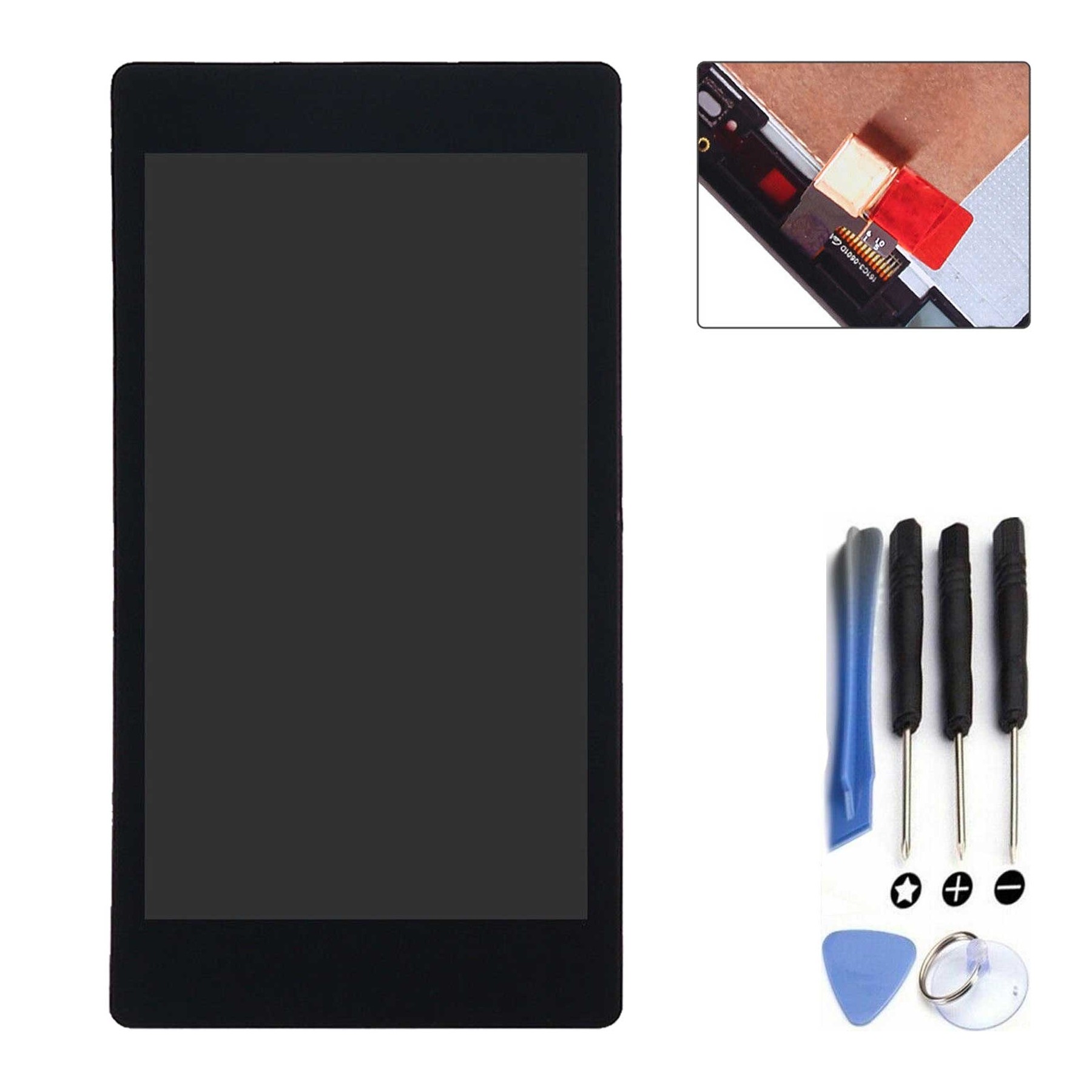 Kit Reparación Pantalla Para Sony Xperia T2 Ultra D5303 D5306, Con Marco, Negra