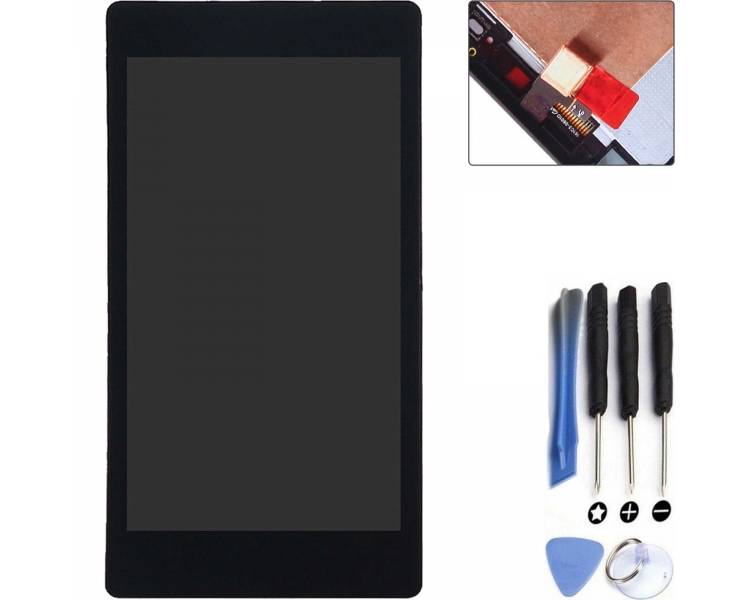 Display For Sony Xperia T2 Ultra, Color Black, With Frame ARREGLATELO - 1