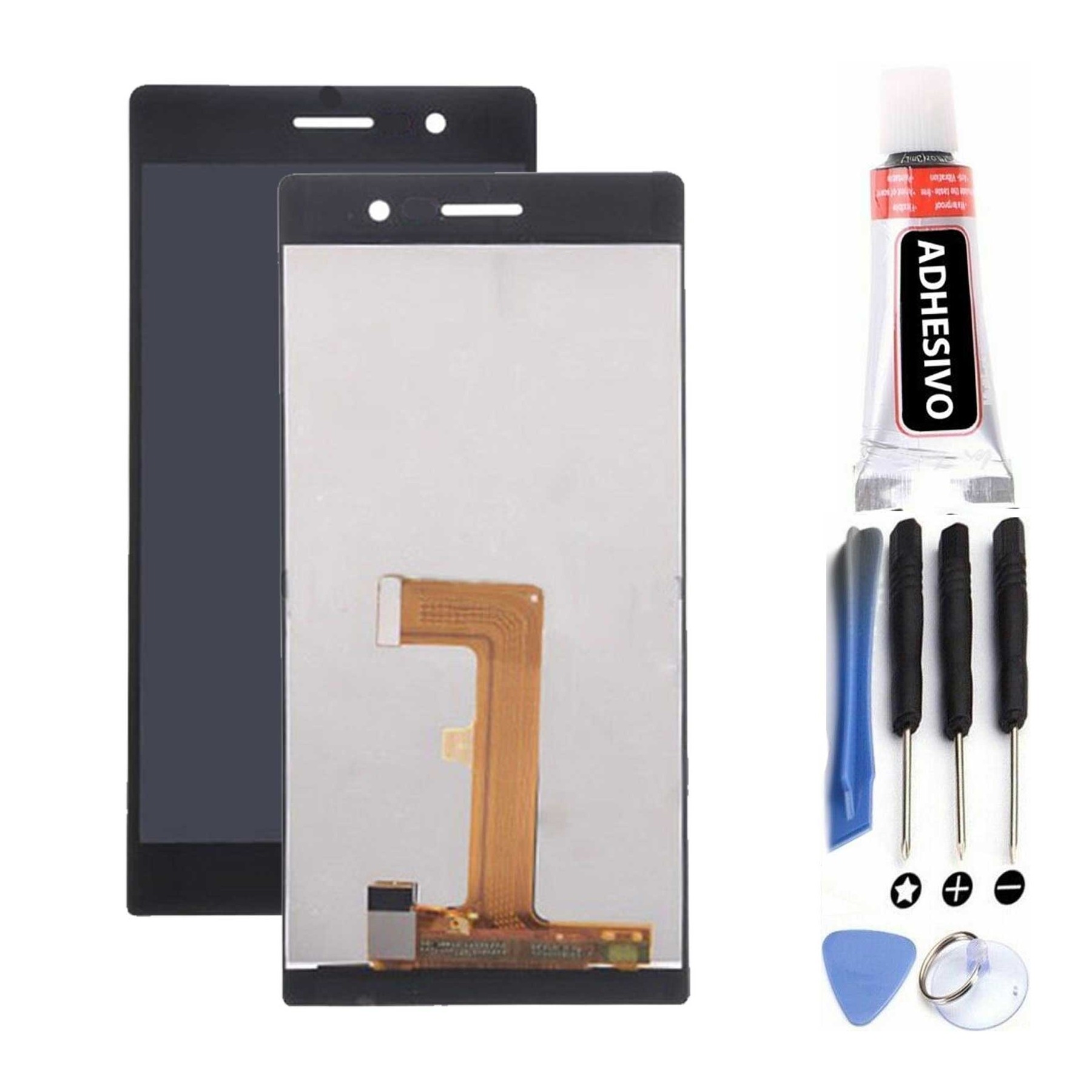 Kit Reparación Pantalla Original Para Huawei Ascend P7 Negra