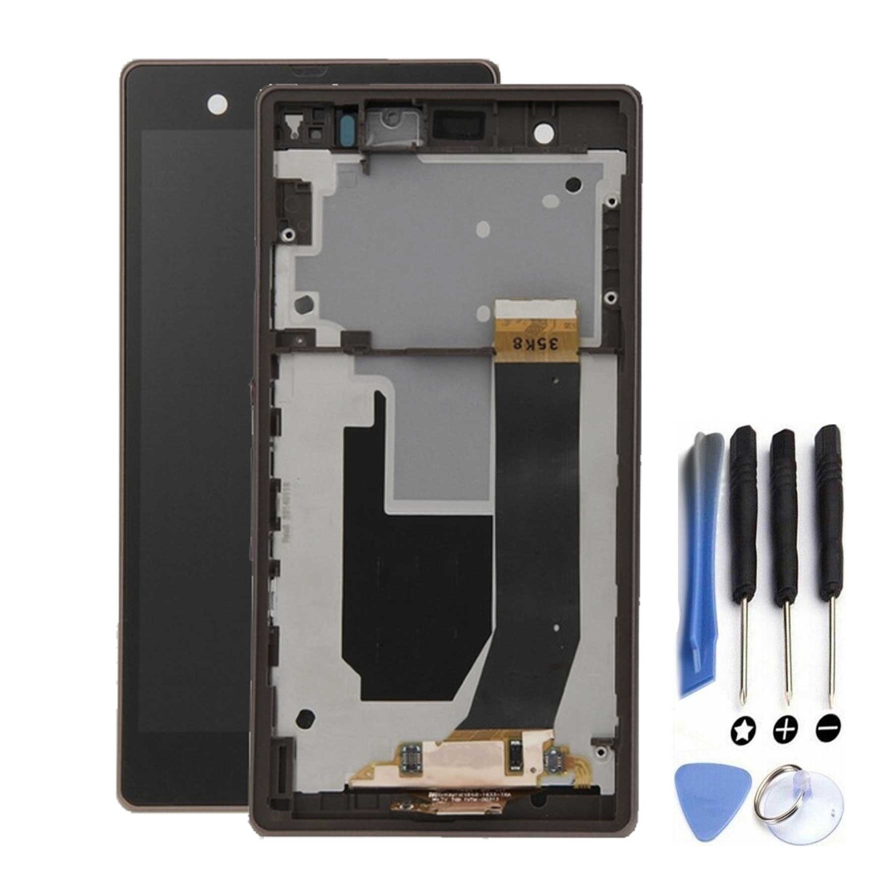 Kit Reparación Pantalla Para Sony Xperia Z L36H Con Marco Negra
