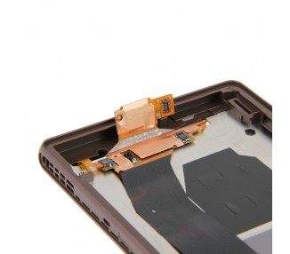 Kit Reparación Pantalla Para Sony Xperia Z L36H Con Marco Negra