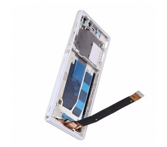 Kit Reparación Pantalla Para Sony Xperia Z L36H Con Marco Blanca