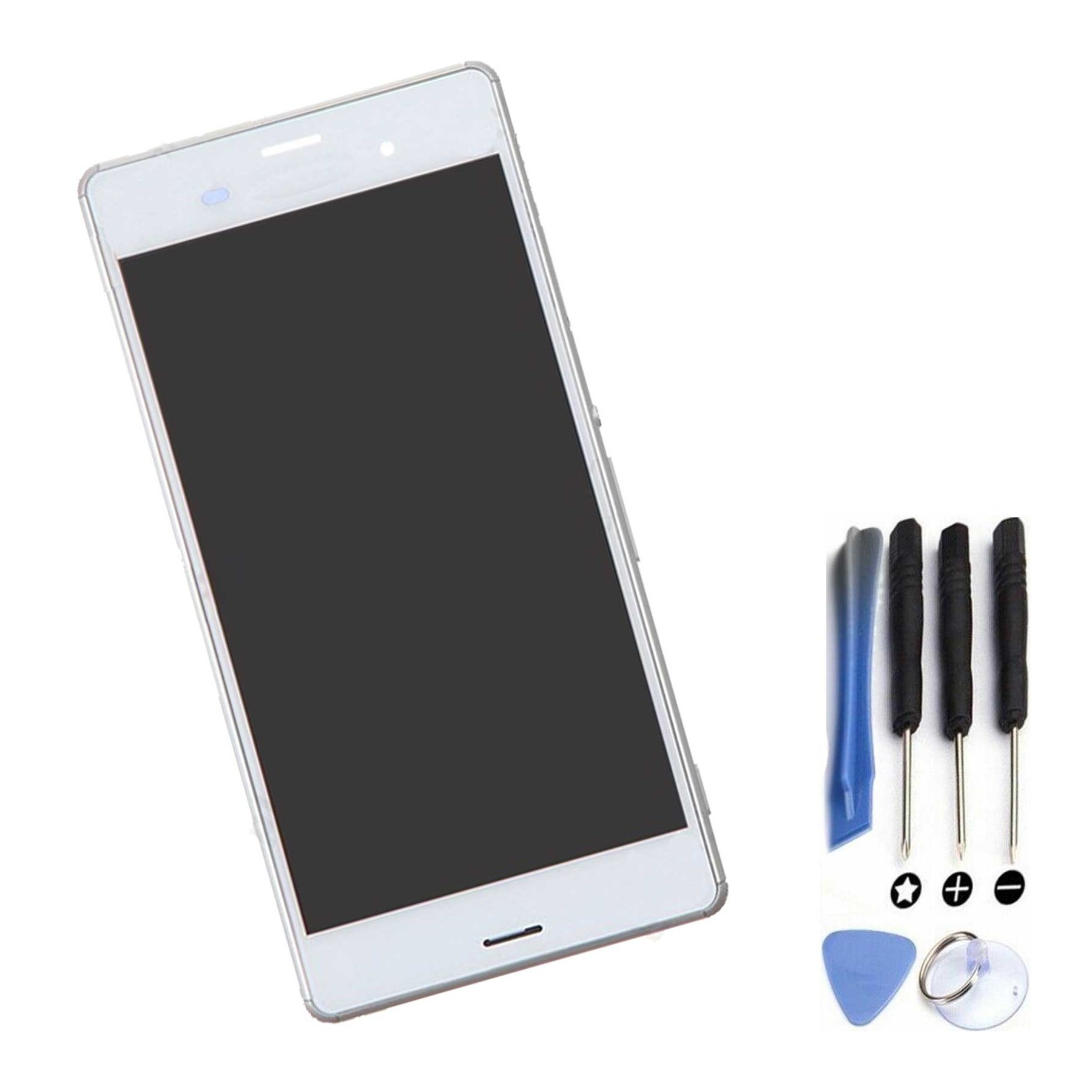 Kit Reparación Pantalla Para Sony Xperia Z3 D6603 Con Marco Blanca