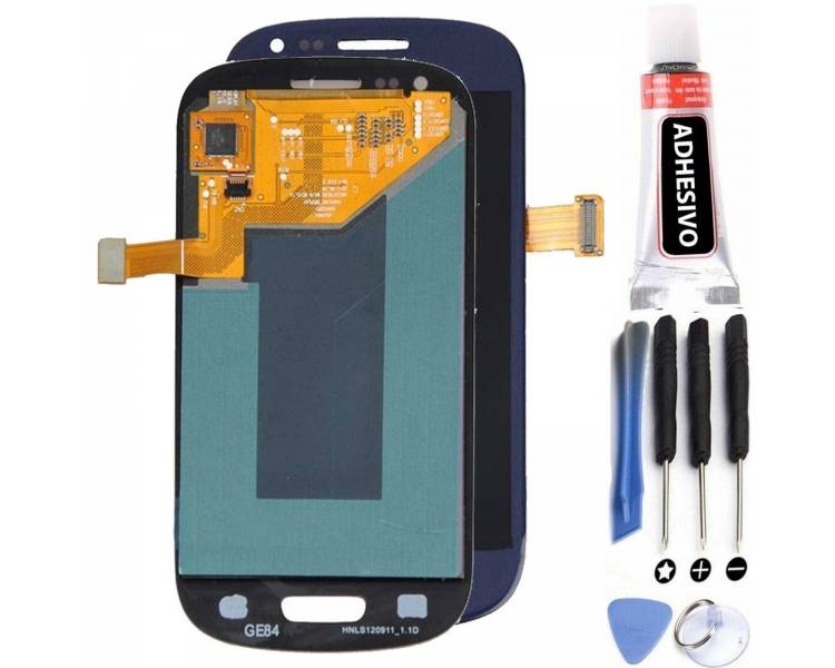 Kit Reparación Pantalla para Samsung Galaxy S3 I9300 Azul