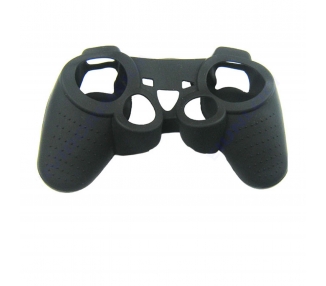 Funda color negro negra para mando consola SONY PS3 Dualshock Play 3 Sixaxis  - 1