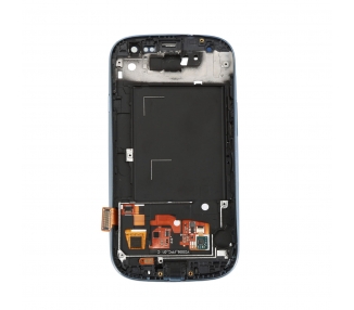 Plein écran avec cadre pour Samsung Galaxy S3 i9300 Noir Noir Bleu ARREGLATELO - 2