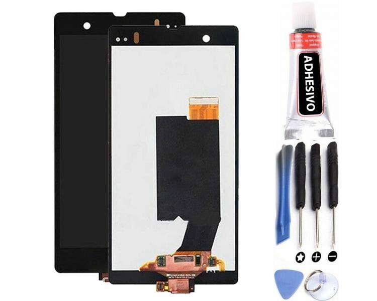 Display For Sony Xperia Z, Color Black