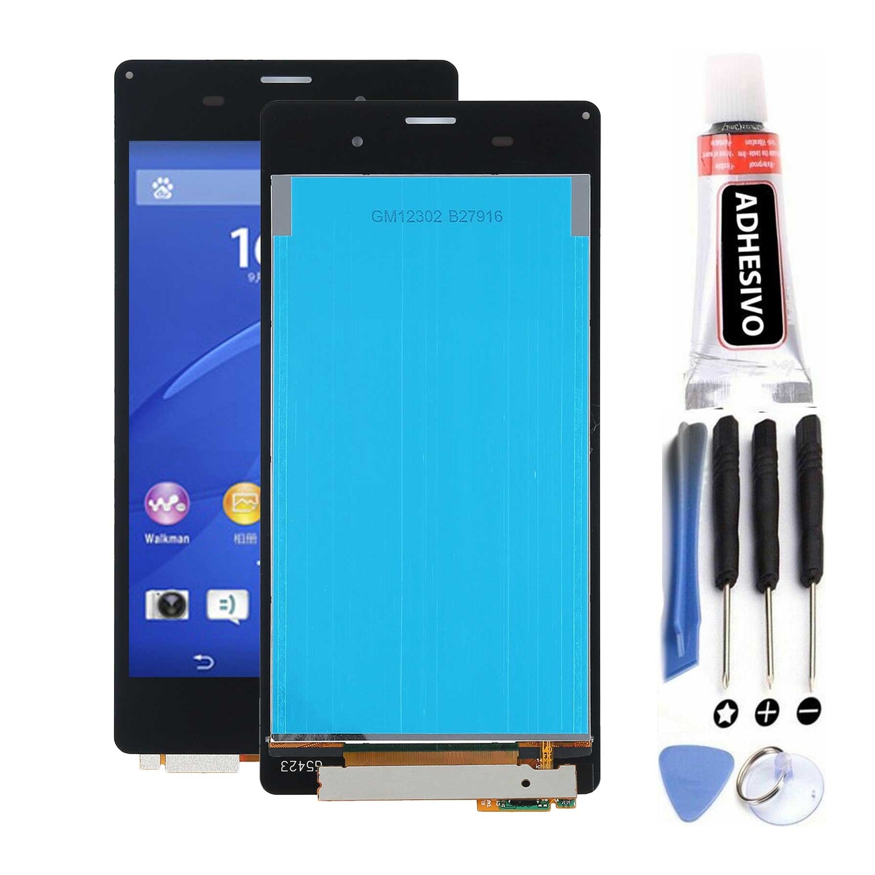 Kit Reparación Pantalla para Sony Xperia Z3 D6603 Negra