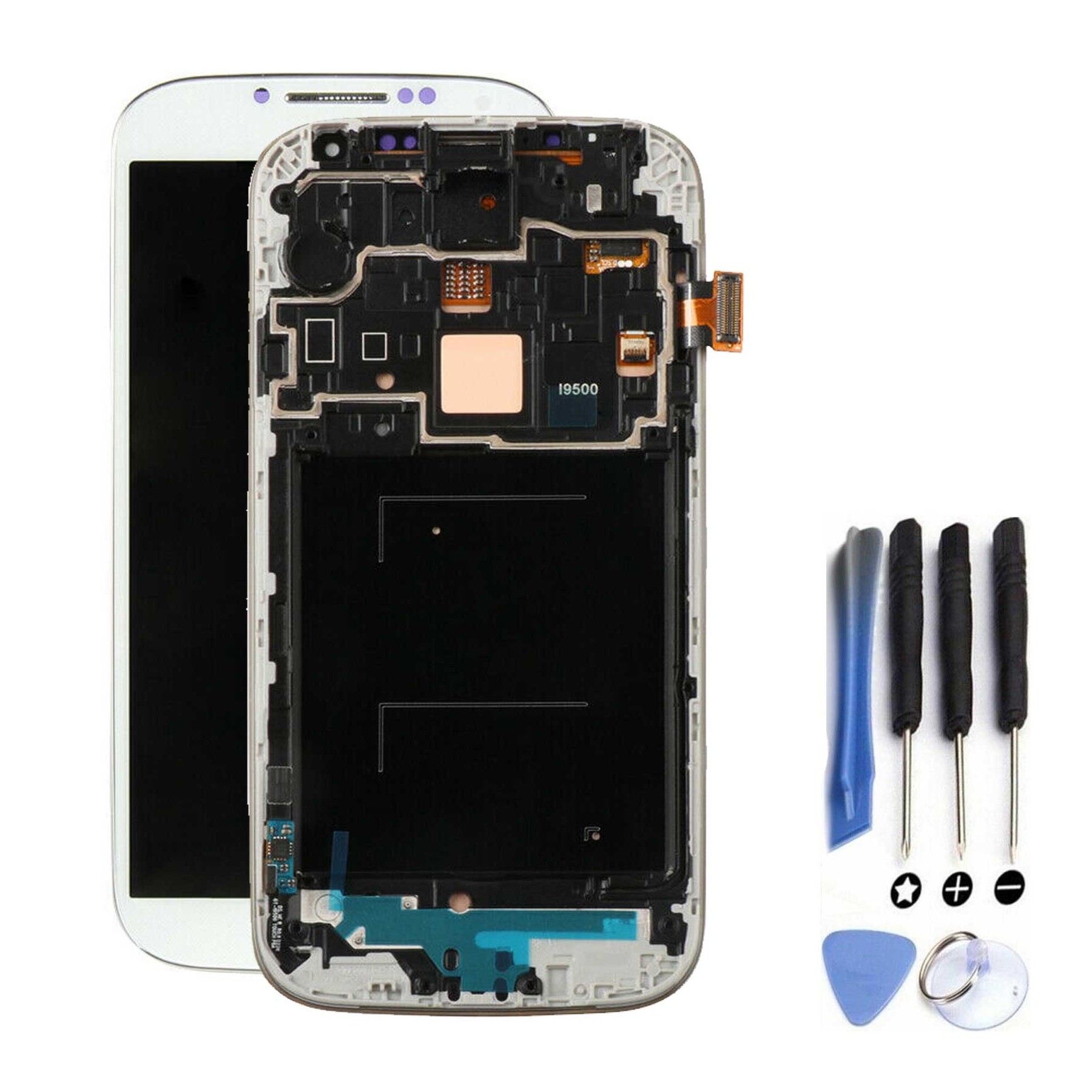 Kit Reparación Pantalla Original Para Samsung Galaxy S4 I9505 AMOLED Blanca