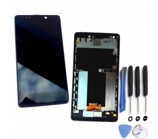 Display For Sony Xperia T LT30, Color Black, With Frame