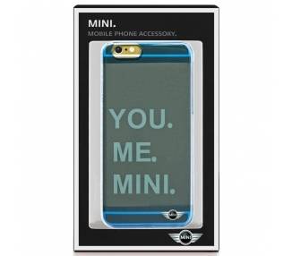Carcasa COOL para iPhone 6 / 6s Licencia Mini Cooper Letras Azul