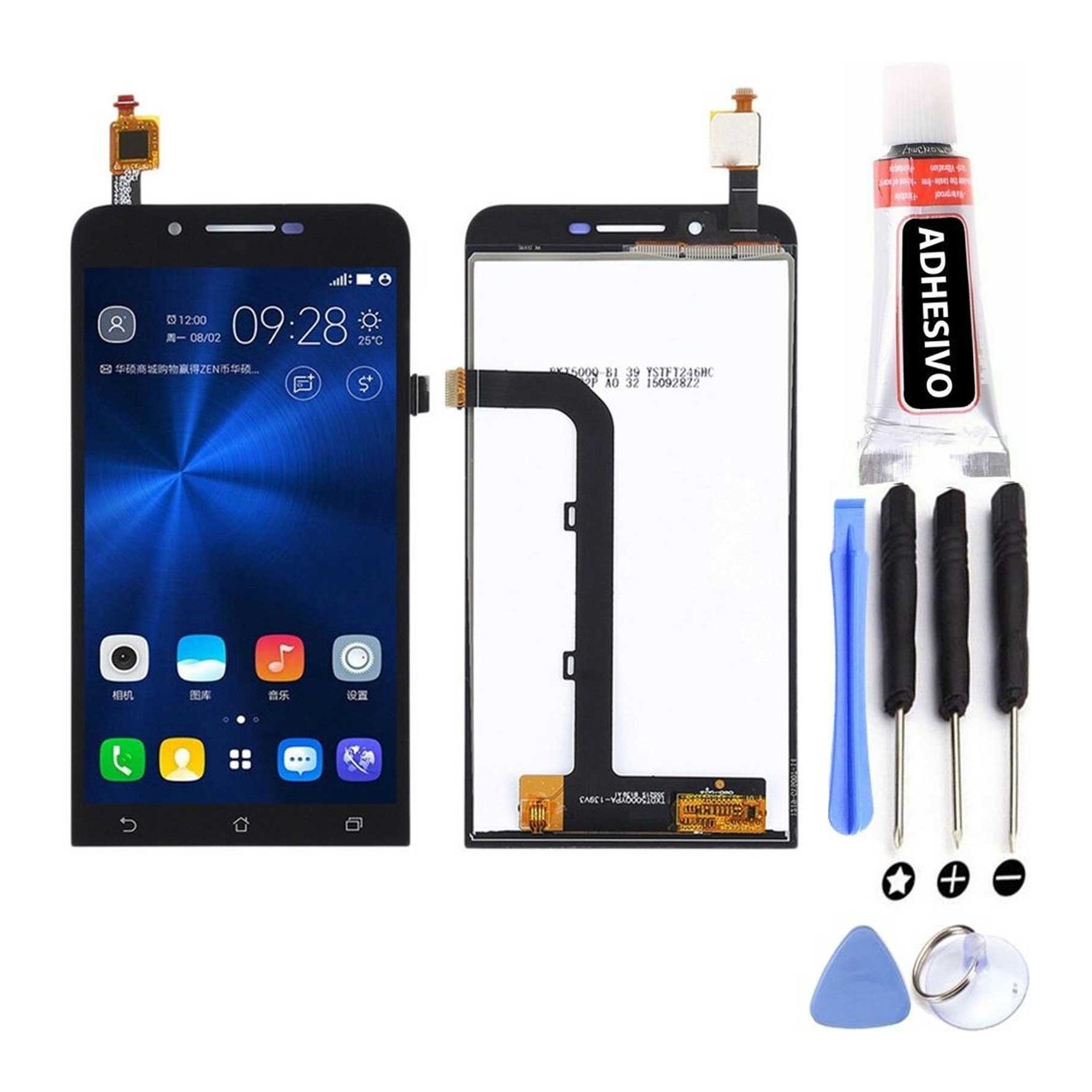 Kit Reparación Pantalla para Asus Zenfone Go Zc500Tg Negra