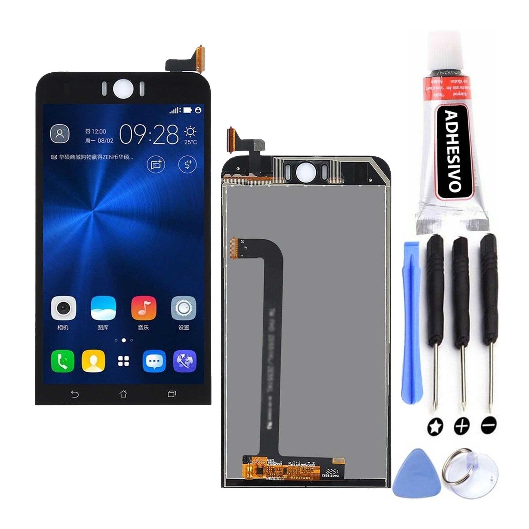 Kit Reparación Pantalla para Asus Zenfone Selfie Zd551Kl Negra