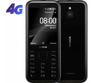 Teléfono Móvil Nokia 8000 Negro