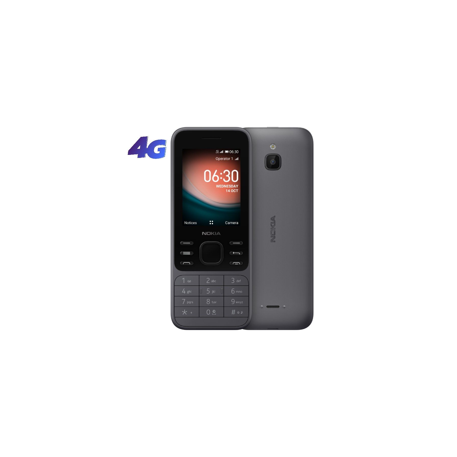 Teléfono Móvil Nokia 6300 Gris Carbón